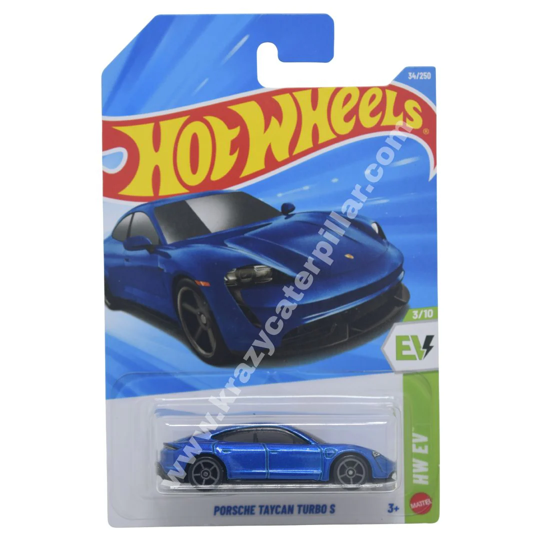 Hot Wheels Porsche Taycan Turbo S - Blue